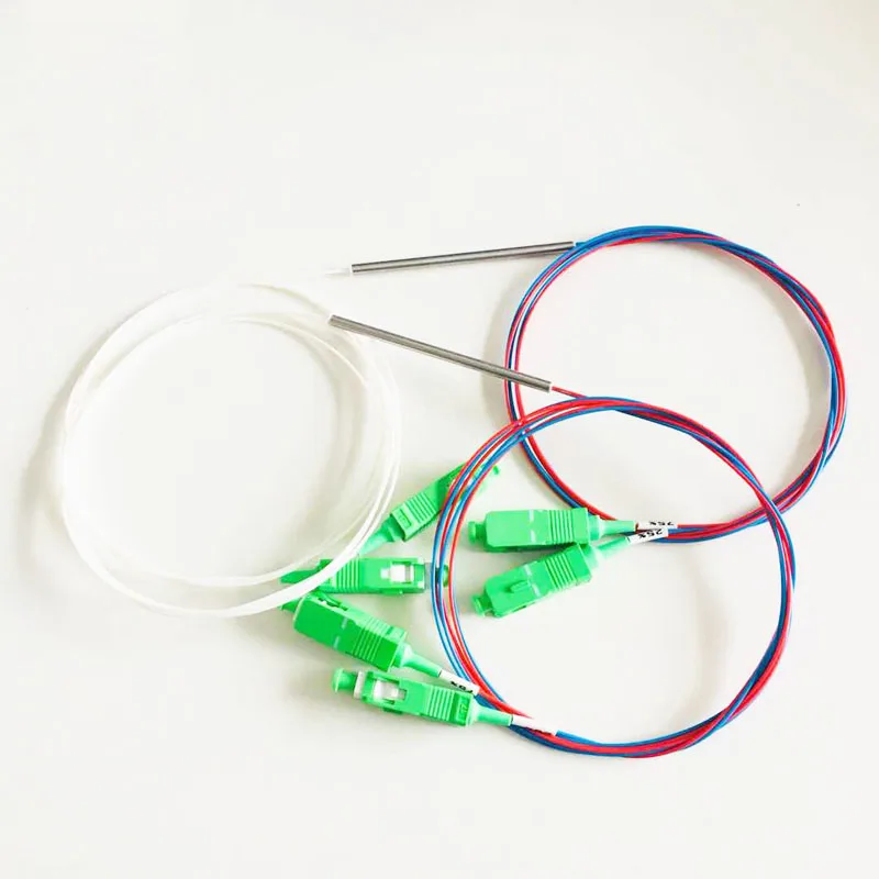 Разветвитель соединителя-волокно SC/APC 10 шт./лот FBT 1X2 5: 95-10: 90-20: 80-30: 70-40: 60-50: 50-FBT