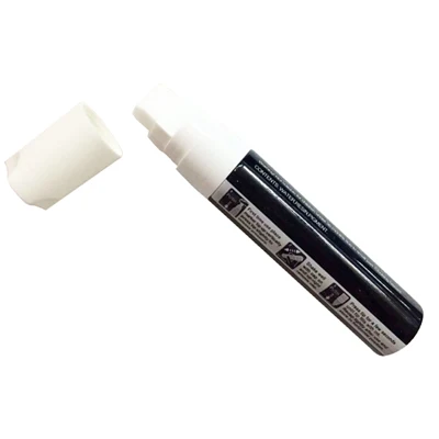 Флуоресцентная ручка специальная флуоресцентная ручка 15 мм стеклянная пластина светящаяся доска большая емкость маркерная ручка - Цвет: Белый
