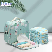 Sacs à couches pour bébé, à la mode, pour maman, sac à dos de voyage réutilisable pour bébé, organisateur humide/sec, sac d'allaitement étanche