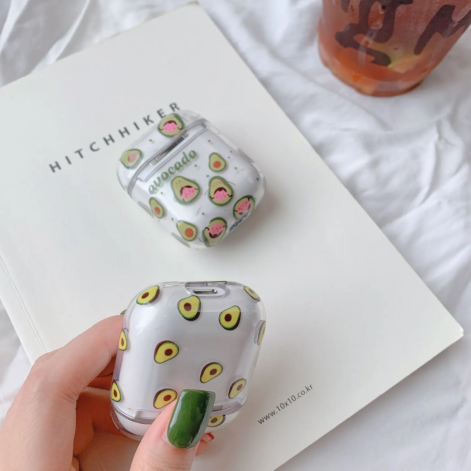 Для AirPods чехол Роскошный прозрачный Фламинго защитный чехол мультфильм жесткий чехол для Air pods 2 bluetooth наушники чехол