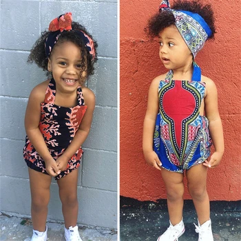 Chidinma Printed Headband Dashiki + Backless Jumpsuit