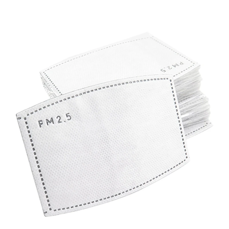 

5 Layers PM2.5 Activated Carbon Filter Insert Protective Filter Media Insert For Mouth Mask Anti Dust Mask