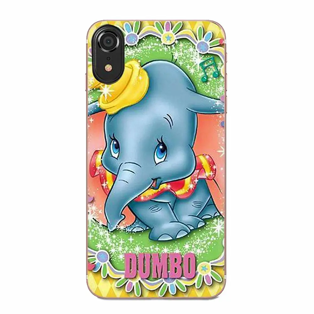 Dumbo милый слон для samsung Galaxy Note 5 8 9 S3 S4 S5 S6 S7 S8 S9 S10 5G mini Edge Plus Lite Мягкий ТПУ чехол