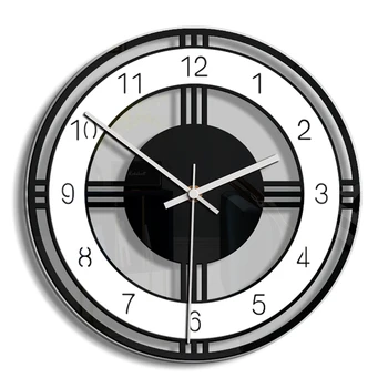 

Creative Mute Modern Design Large Wall Clock Clocks for Home Kitchen Living Room Decor Battery Operated Silent