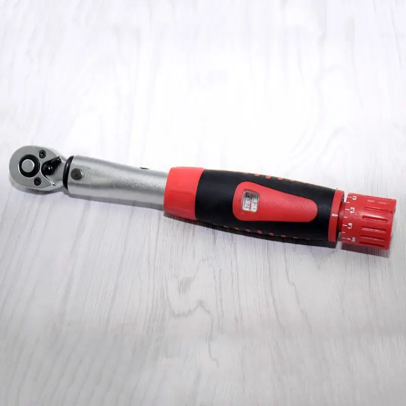 

1/4" 2-24Nm Adjustable Bike Torque Wrench Set Bicycle Repair Tool Kit Manual Ratchet Spanner
