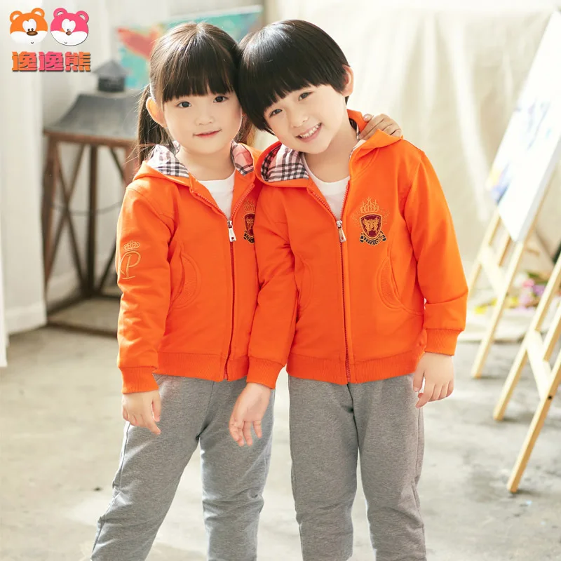 

Kindergarten Kindergarten Suit Spring CHILDREN'S Three-piece Suit Set-Style Autumn Clothing School Uniform England Unisex Sports