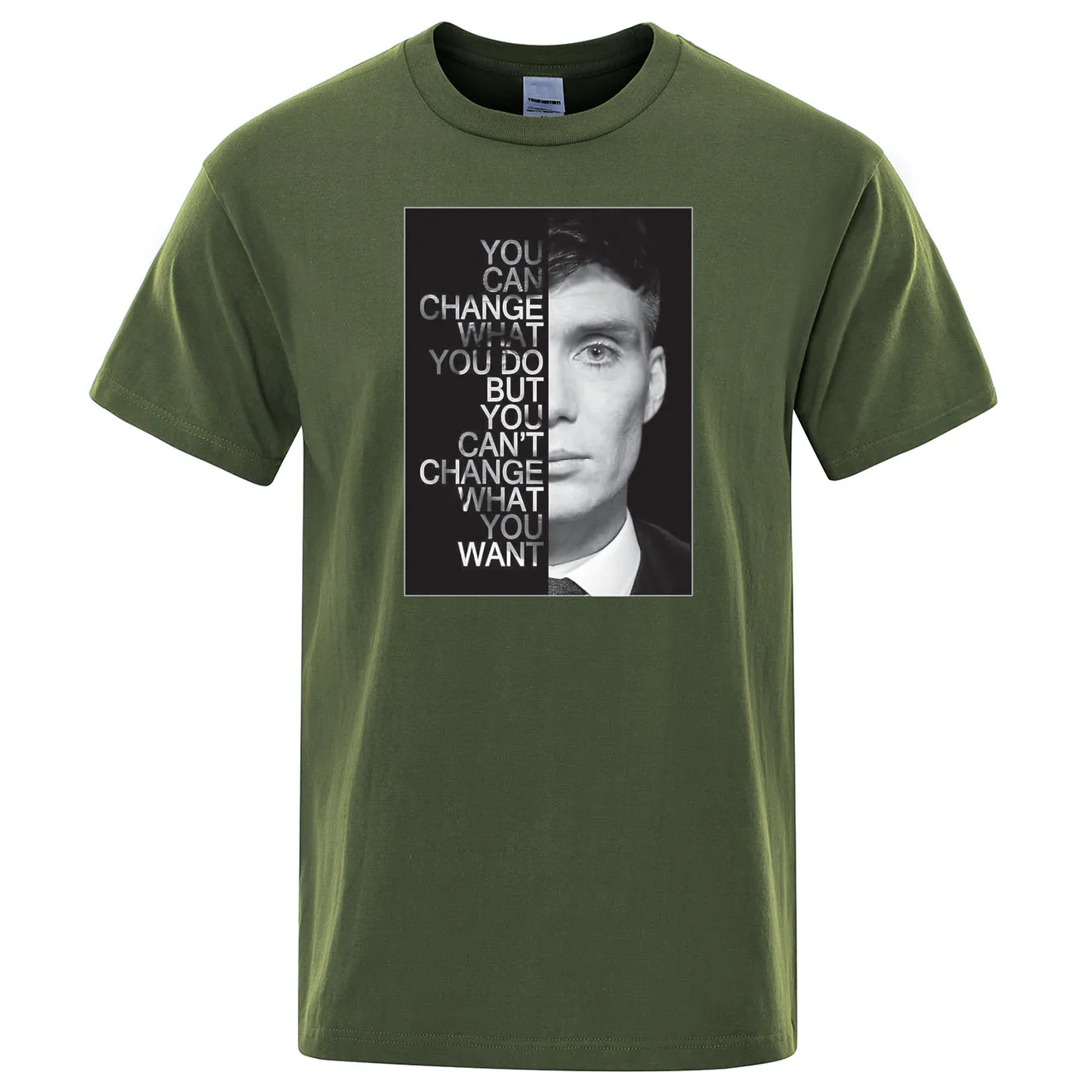 Г. Летняя футболка мужская футболка с короткими рукавами и принтом «Peaky blinds tv Show» семейная уличная одежда в стиле «хип-хоп», мужские футболки - Цвет: army green 6