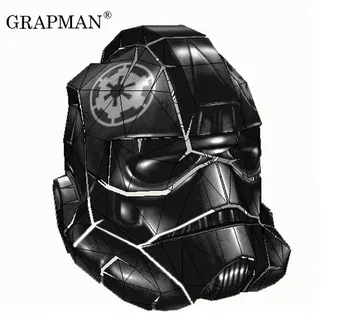 

TIE Helmet Paper Model DIY Puzzle Manual Space 3D Paper Art Toy