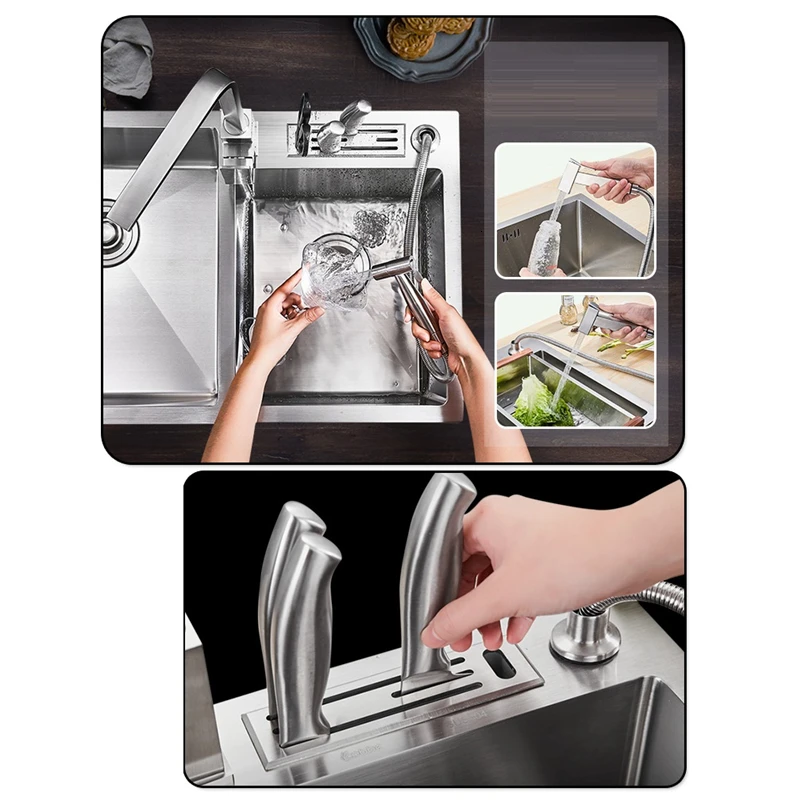 Lavandino Cucina Tarjas Para Cocina Evier De Cuisine Stainless Steel Kitchen Cuba Pia Cozinha Fregadero Lavabo Dishwash Sink