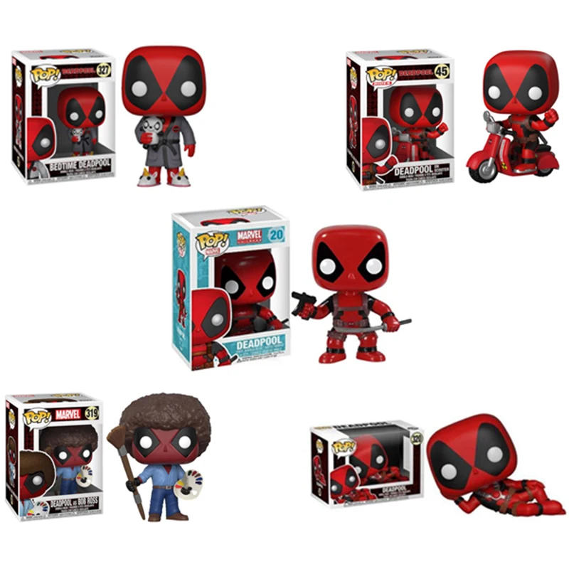 

FUNKO POP Marvel Super Hero Deadpool Juguete PVC Action Figure Collection Model Toys For Children Birthday Gift