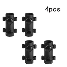 Outdoor Camping Tent Awning Canopy Pole Fixing Pipe Ground Holder Windproof Canopy Rod Holder Fixed Tube Awning Pole Accessories