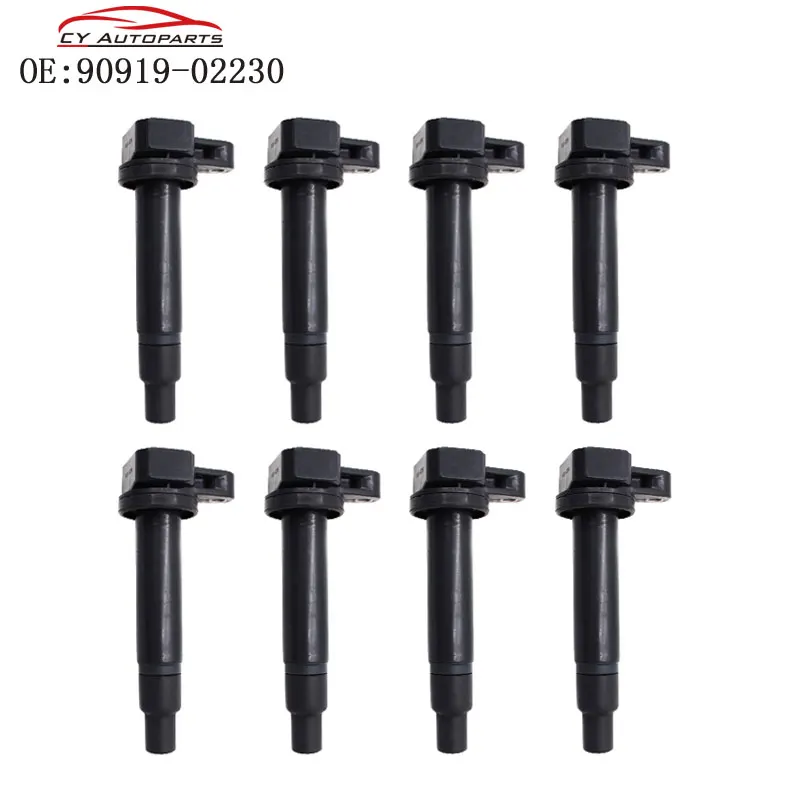 

8PCS Ignition Coil For Toyota Lana Cruiser 100 4.7 For lexus IS200 IS300 SC430 GS430 LS430 MK1 Pencil 90919-02230 90080-19027