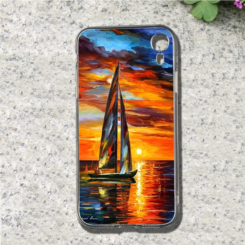 Мягкий чехол для мобильного телефона из ТПУ leonid afremov чехол для Iphone 4, 4S 5 5S SE 5C 6 6S 7 8 Plus X XS XR максимальный чехол