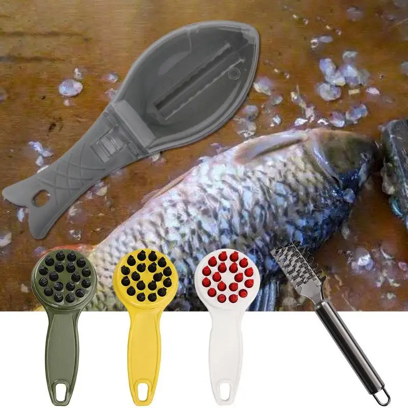 1 шт., пластиковое устройство для очистки рыбы, инструмент для чистки рыбьей кожи, скребок для удаления кожицы, инструменты для домашней кухни