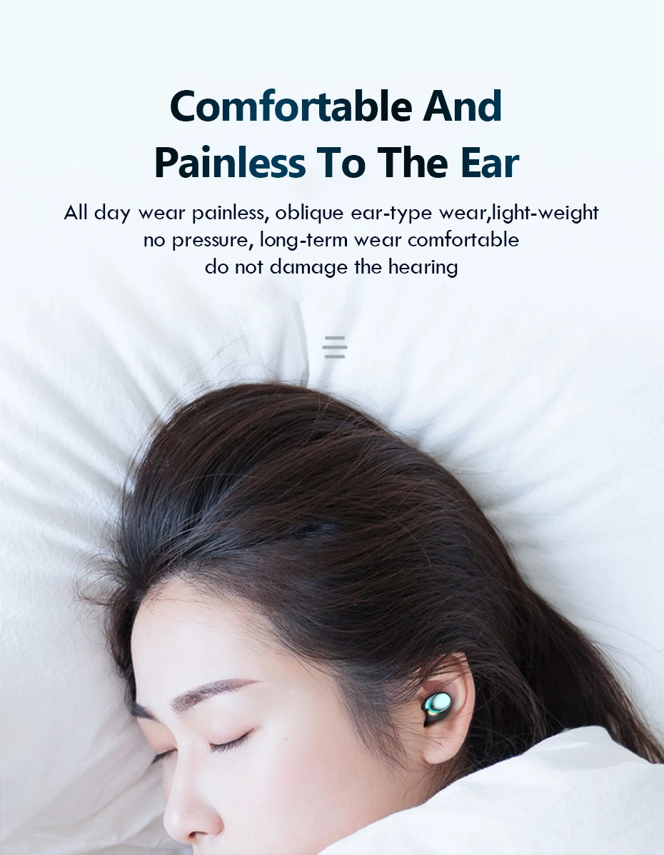 Bluetooth Wireless Headphones with Mic Sports TWS in ear Earphones Touch Control Headsets gamer Earbuds for huawei iphone samsun