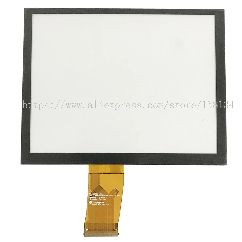 Polegada de Vidro Capacitância Painel da Tela de Toque Digitador Lente para La084x01 Sl01 Lcd Novo p n: 6850l1383a 8.4