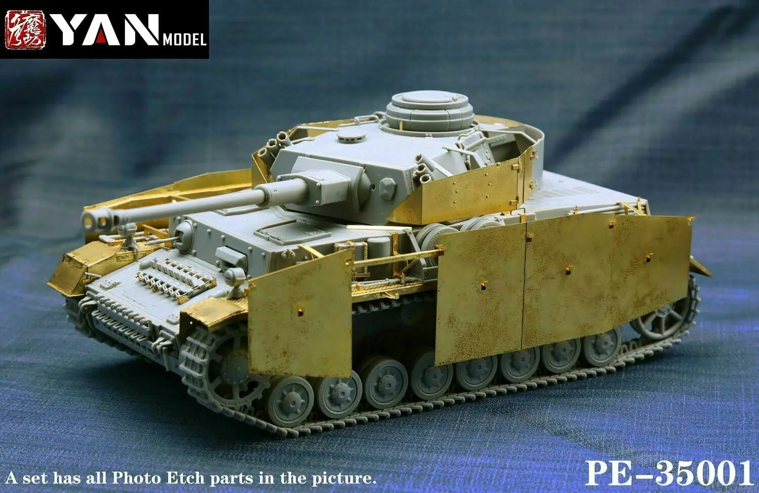 Yan модель PE35001 1/35 Pz.Kpfw.IV Ausf.G Комплект деталей для разметки границы