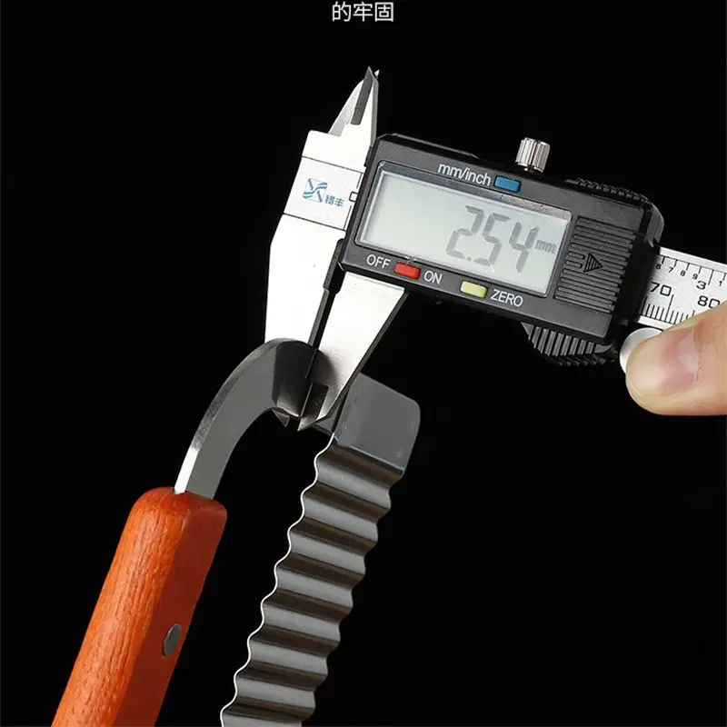 Potato Cutter Stainless Steel Coupe Frite Wooden Handle Potato Slicer French Fries Cutter Kitchen Gadgets