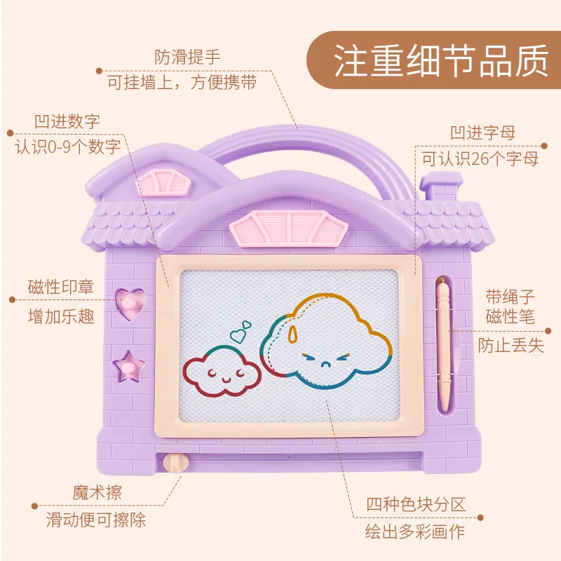 Zhi en bao детская Wipable магнитная доска для рисования чертежная доска для рисования граффити картина игрушка