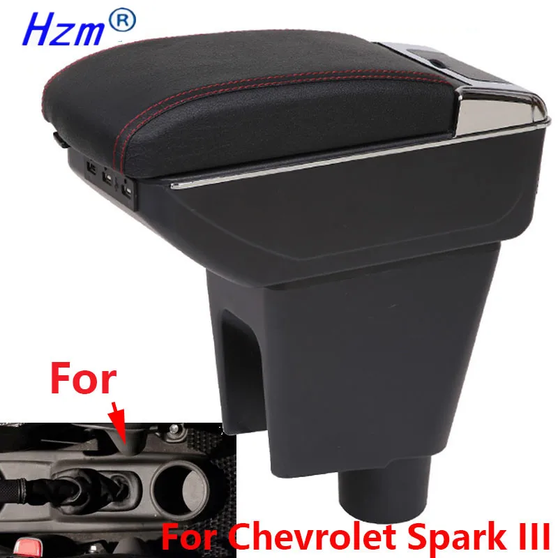 Подлокотник для Chevrolet Spark III 2011 2012 Aveo T200 автомобильный подлокотник аксессуары