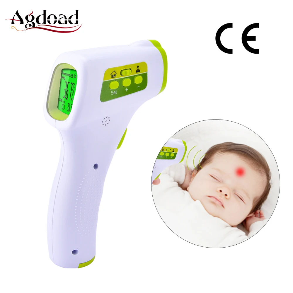 

Infrared Digital Forehead Thermometer Non-contact LCD Infrared IR Thermometer Home Use Baby Fever Body Temperature Measure