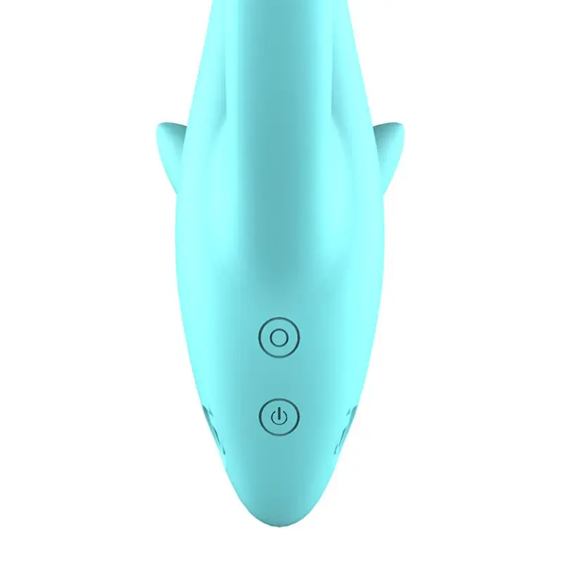 Female Smart Shark Vibrator Toy Adult Soft G Spot Stimulation 8 Frequency Vibration Massager dropshipping