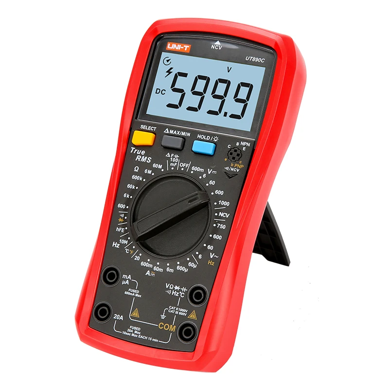 Цифровой мультиметр Φ UT890C/UT890D + измерение True RMS/измерение большой емкости 100