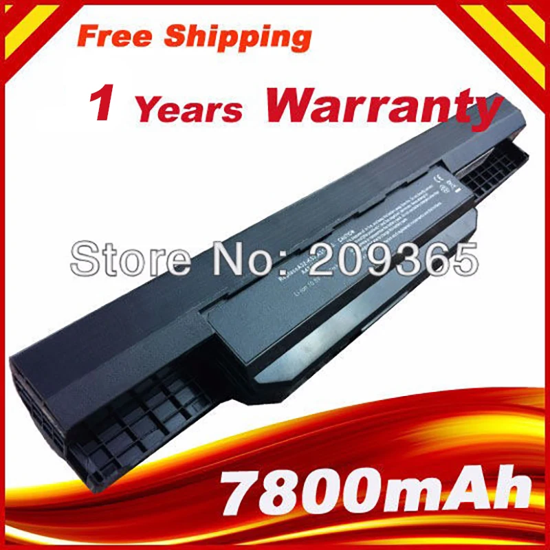 6600mAh Laptop Battery Pack A32-K53 A41-K53 para