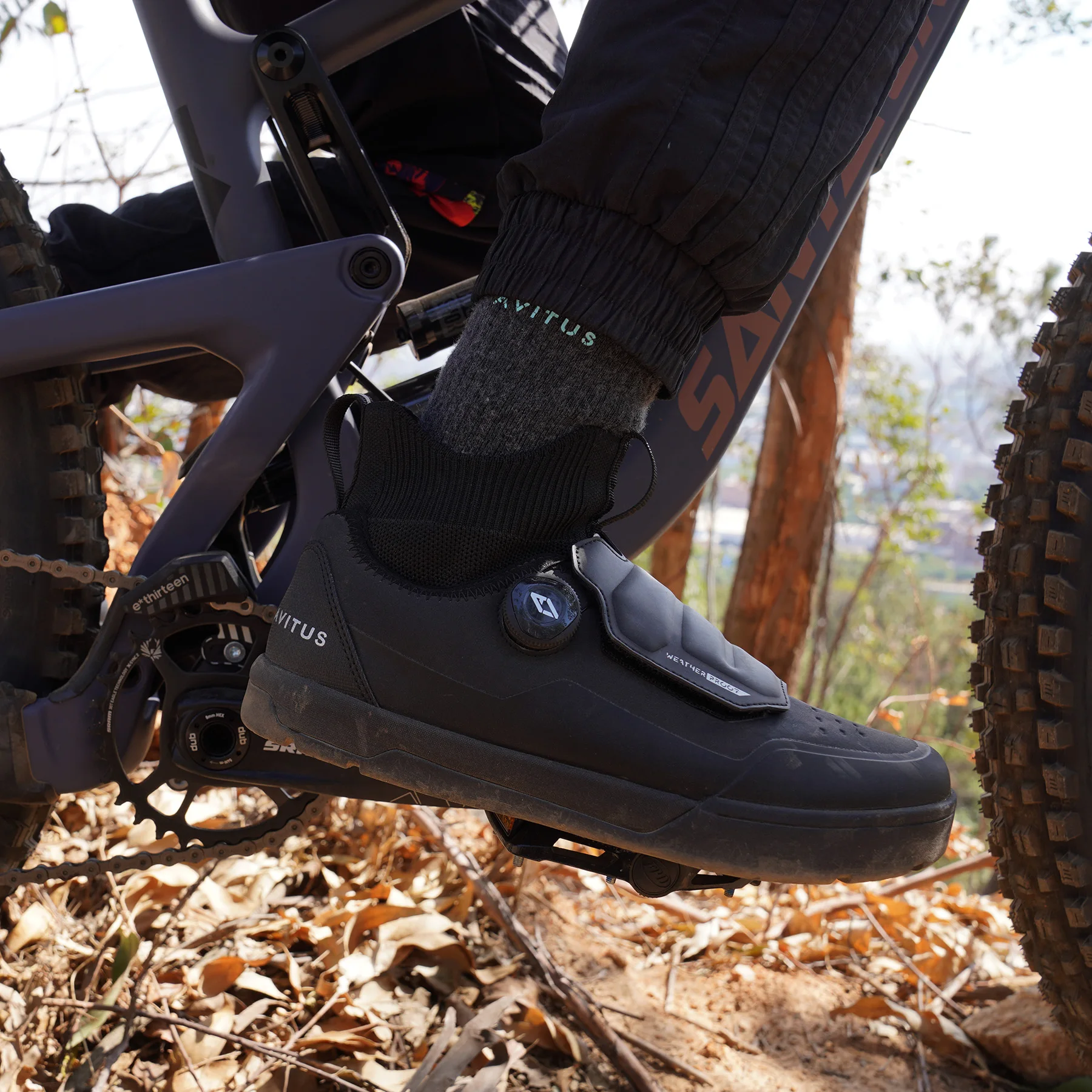 Avitus MTB Cycling Shoes For All Mountain Bike Flat Pedals Or SPD Cleat Compatible