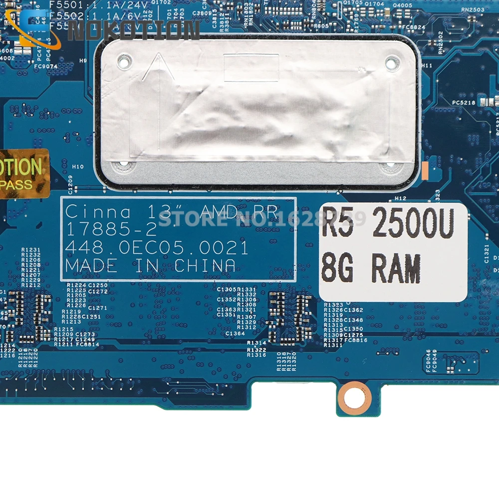 Carte Mère HP ENVY X360 13-AG (Ryzen) : 448.0EC05.0021 / 17885-2 - Pièce Détachée Occasion