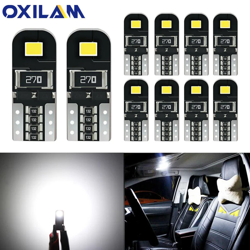 Error free T10 LED Bulb W5W 194 168 Clearance Parking Light for Peugeot 206 407 406 508 308 5008 207 307 106 107 2008 3008 | Автомобили и