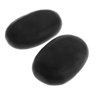 

2pcs Large Hot Spa Rock Basalt Volcanic Stones Massage Lava Natural Stone Therapy Stone for Body Leg Massage Tools