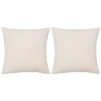 

Vidaxl Kissen-set 2 STK. Velours 45x45 cm gebrochen Weiß
