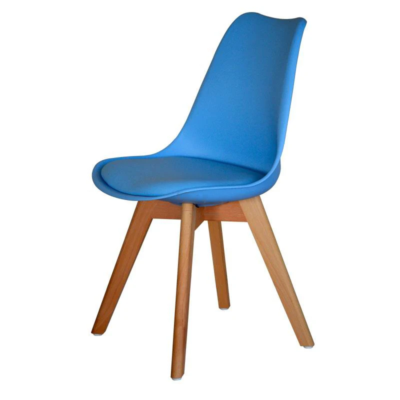 2pcs Chair Simple assembly structure Solid wood dining chair with High Calibre Thick padded seat Ideal for home office cafés