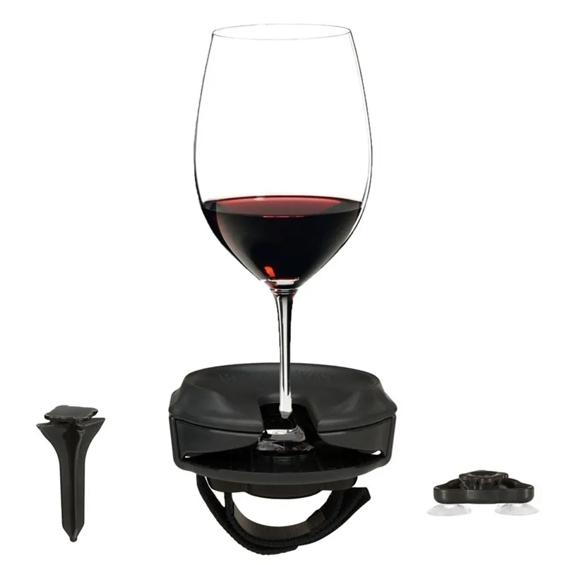 Многофункциональная подставка для винных бутылок с присоской на открытом воздухе бокал для вина пивной держатель с фиксированным поясом подвесная полочка H7