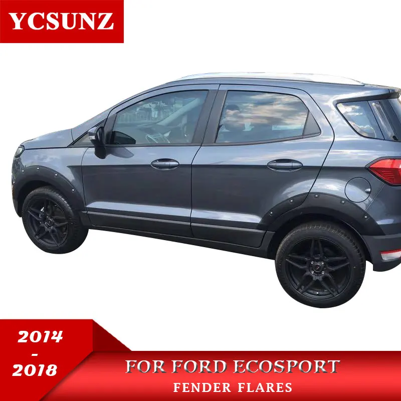 Черные Брызговики с гайками для Ford Ecosport 2014 2015 2016 2017 2018|Грязезащита| |