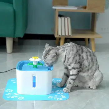 

2.5L Automatic Cat Fountain Pet Drinking Water Dispenser Electric LED Dog Drinking Fountain Cat Feeder Drink Filter USB Powered
