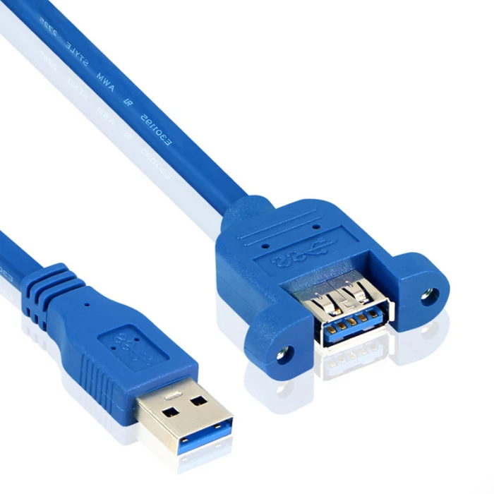 USB3.0 кабель-удлинитель для мужчин и женщин с винтовым креплением разъем для ПК жесткий диск S888