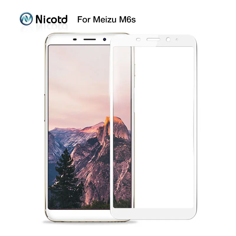 Защитное стекло Nicotd для meizu M6s M6 Note 8 9 MEIZU m6t v8 x8 16t 16 15 Plus | Мобильные телефоны и