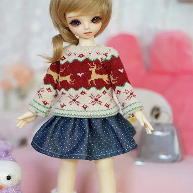 Cataleya BJD кукла много цветной свитер Рождество BJD1/6 Кукла Одежда imda3.0YOSDmyou большой шесть очков