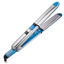 Blue Up To 750F Pro Stainless Steel 1/4 Inch Hair Straightener Professional Flat Iron Fast Electric Straightening Iron Salon