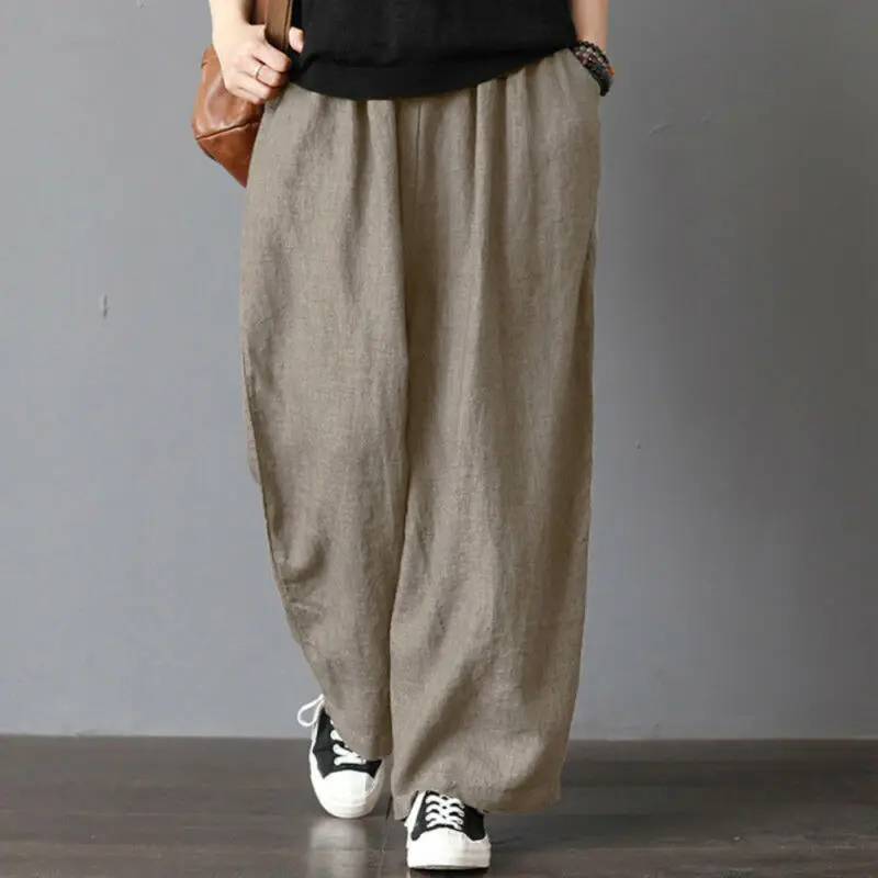 Men Casual Loose Wide Leg Pants Casual Soft Cotton Linen Bloomers Trousers Harem Plus Size Home pants Plus Size S-3X Men Casual Loose Wide Leg Pants Casual Soft Cotton Linen Bloomers Trousers Harem Plus Size Home pants Plus Size S-3X