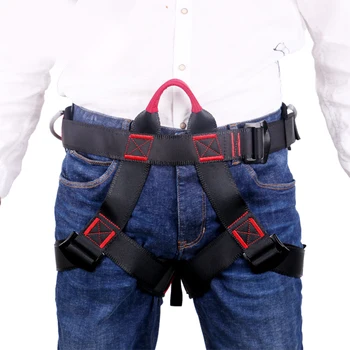 

Outdoor Pro Rock Climbing Harness Safety Belt Tree Fall Protection Equipment Carefully Crafted Ultra-high Strength
