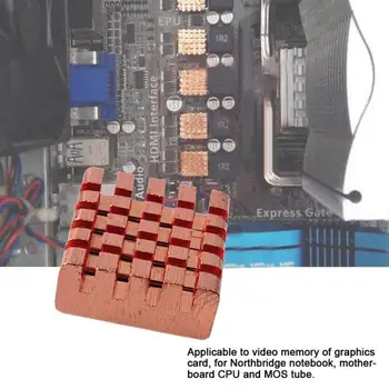 

RHS-03 Copper Heat Sink For DDR DDR2 DDR3 RAM Memory Cooler M0T5