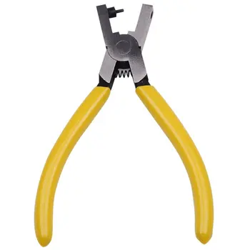 

Brand New Yellow Handle Wrist Watch Maker Leather Hole Band Strap Belt Punch Steel Puncher Plier Professional Repair Tool/WTL009