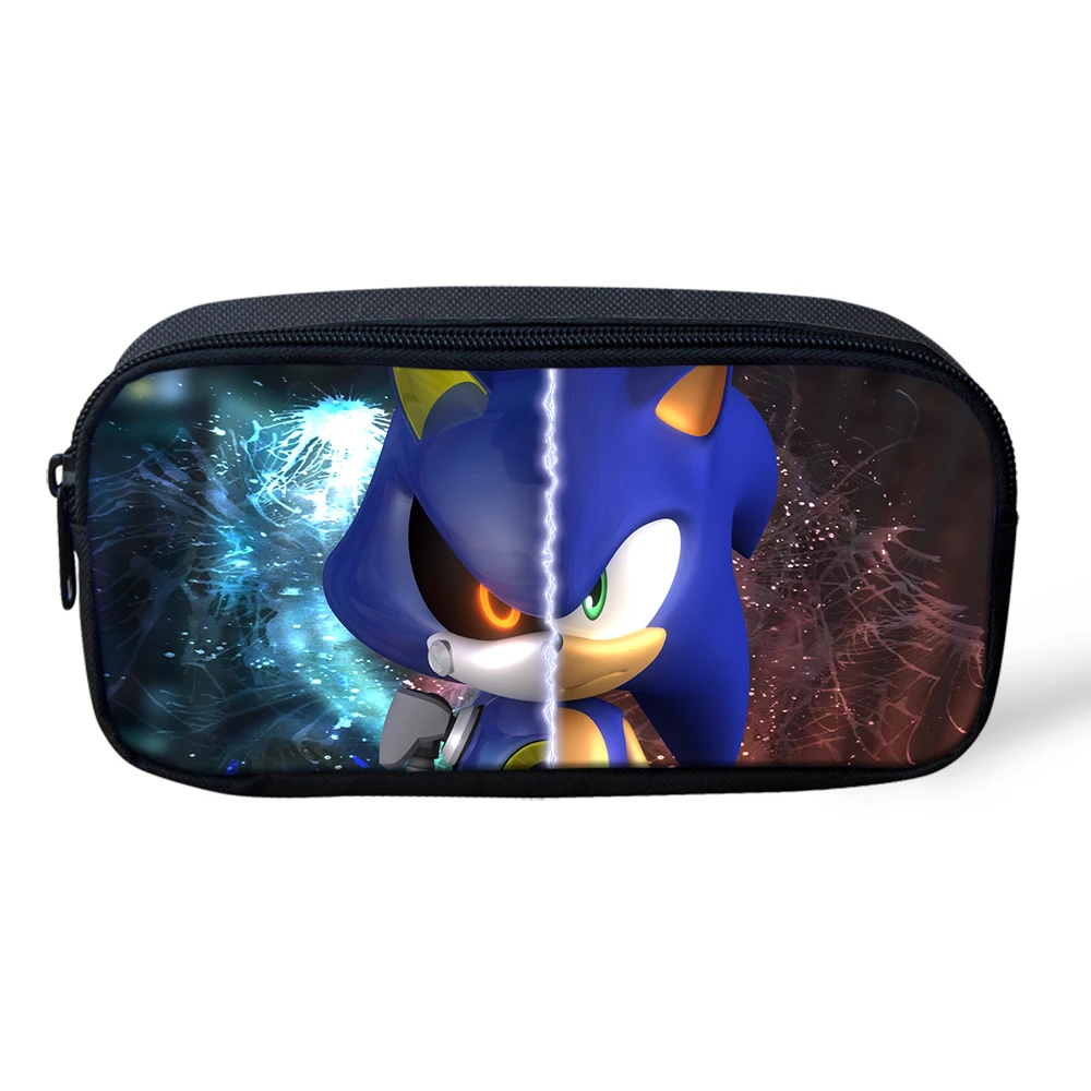 Sonic The Hedgehog, Студенческая сумка-карандаш для девочек и мальчиков-подростков, коробка для ручек и карандашей, детские школьные принадлежности, канцелярские принадлежности, коробка для хранения - Цвет: CDGX2064K