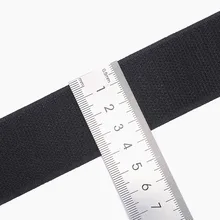 1 метр DIY нейлоновая прочная самоклеящаяся липучка черная крепежная лента наклейка клей для одежды швейная ткань волшебная лента