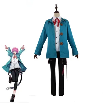 

Japanese Game Voice Actor Division Rap Battle Fling Posse Ramuda Amemura easy R Green Uniform Outfit Cosplay Costume
