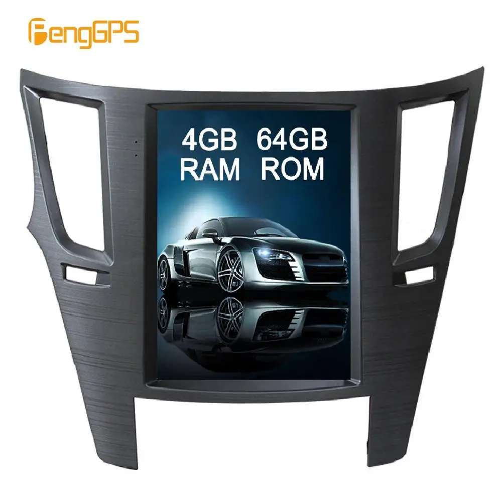 

10.4" 6 Core Android 8.1 Tesla Vertical Screen for Subaru Legacy Outback 2009-2014 Audio Player GPS Navigation 1920*1080 4K Unit
