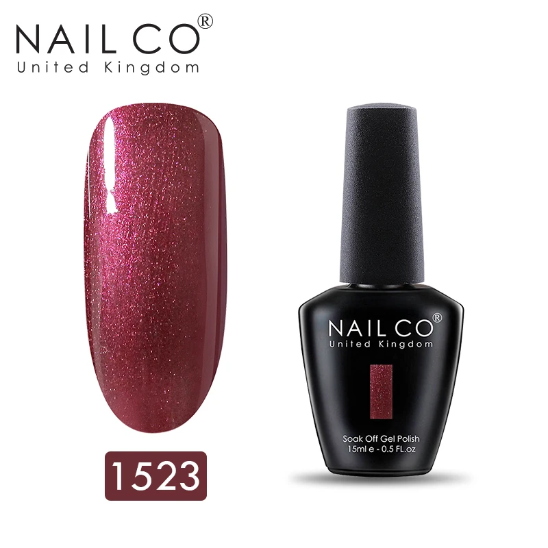 NAILCO синяя серия лаков для ногтей 150 чистый цвет стойкий лак для ногтей Гибридный Esmalte дизайн ногтей гель лак - Цвет: 1523